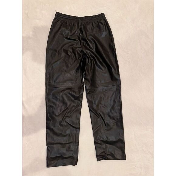 MNG leather pants size XS women’s black - Picture 7 of 8